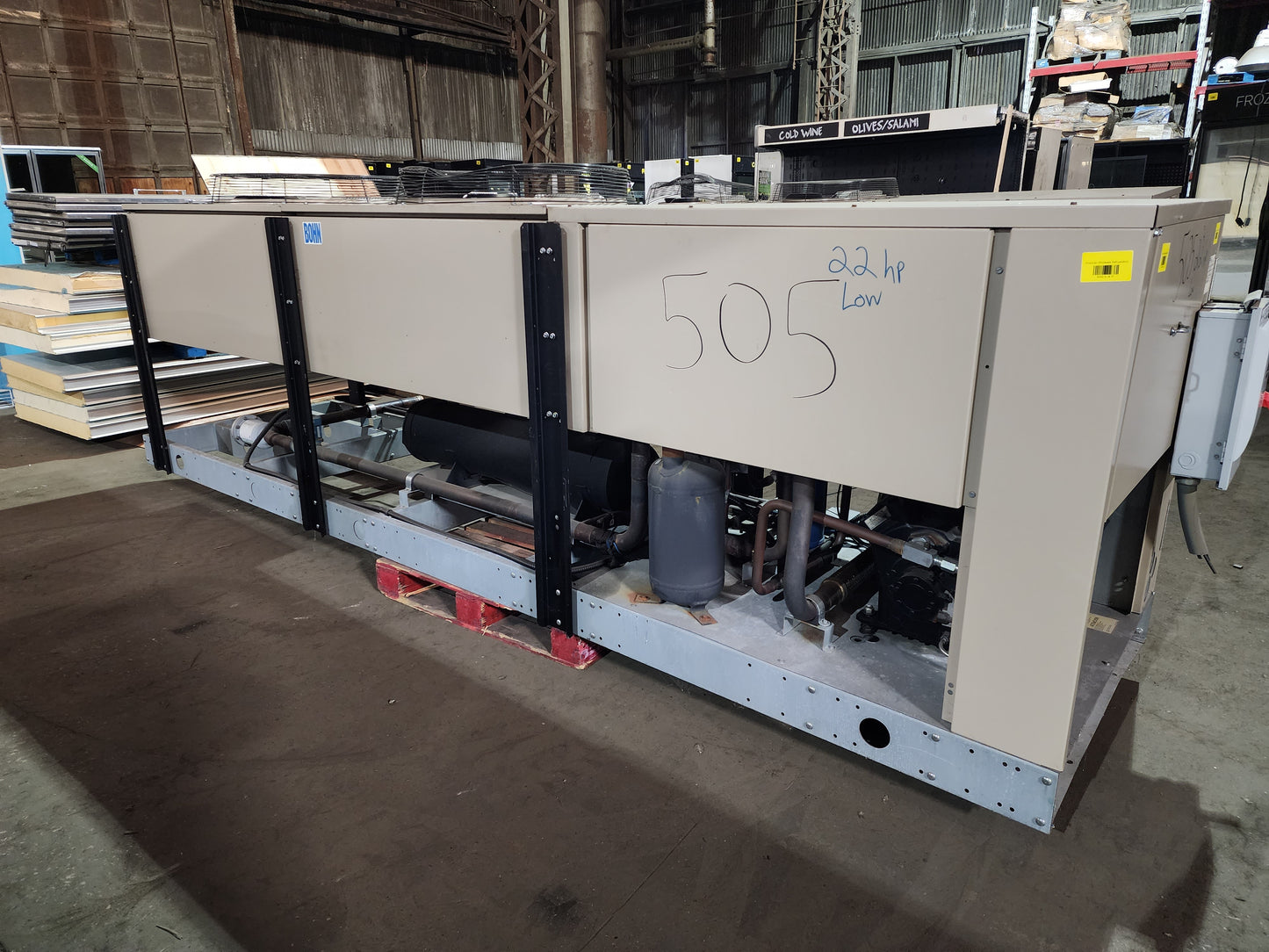 Bohn Heatcraft Condensing Unit - 22HP, 460v, Low Temp BDV2202L6D