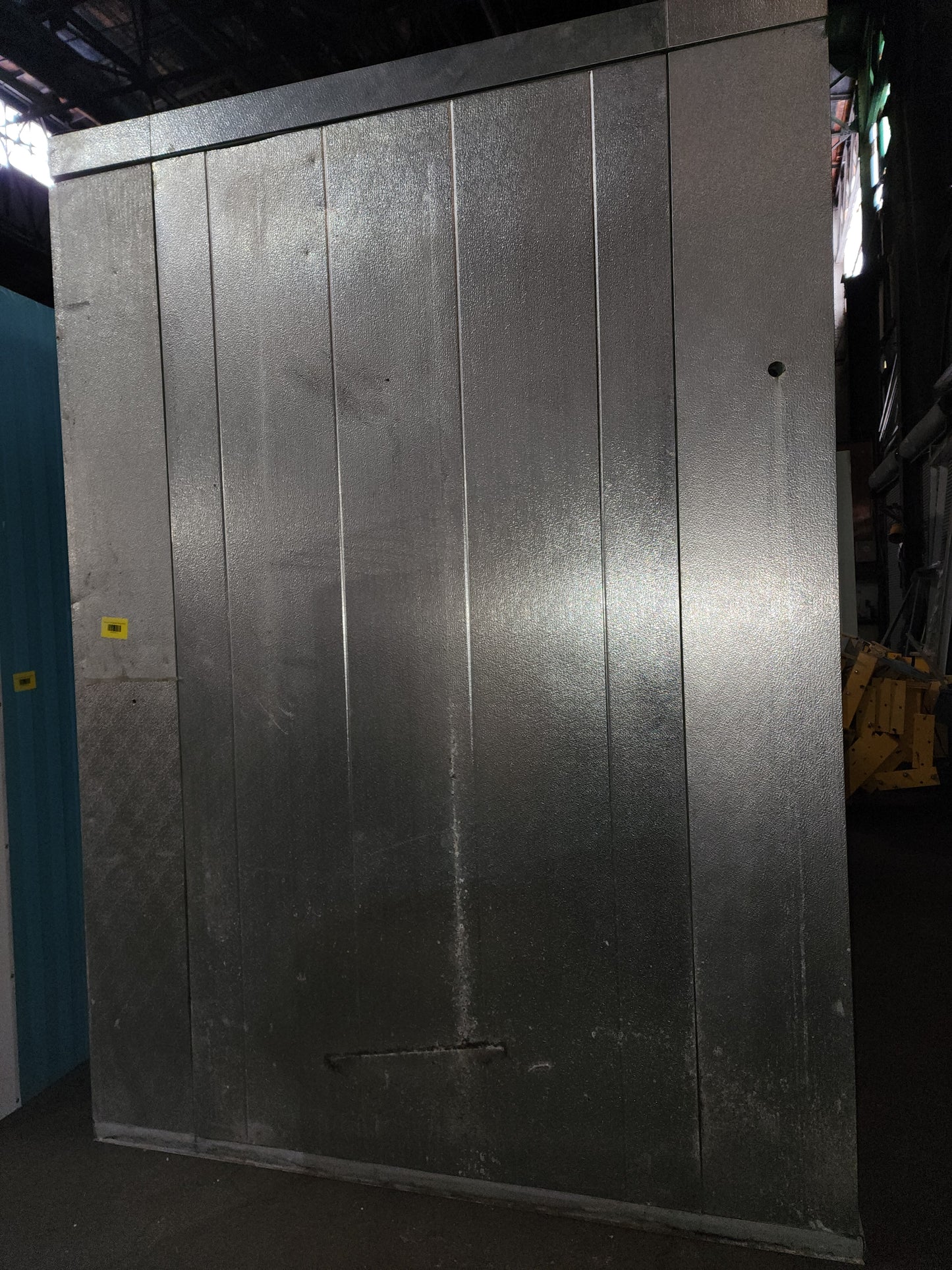 6' x 6' x 8' 4" - Walk in cooler w/man door & 1/2 HP unit - No floor