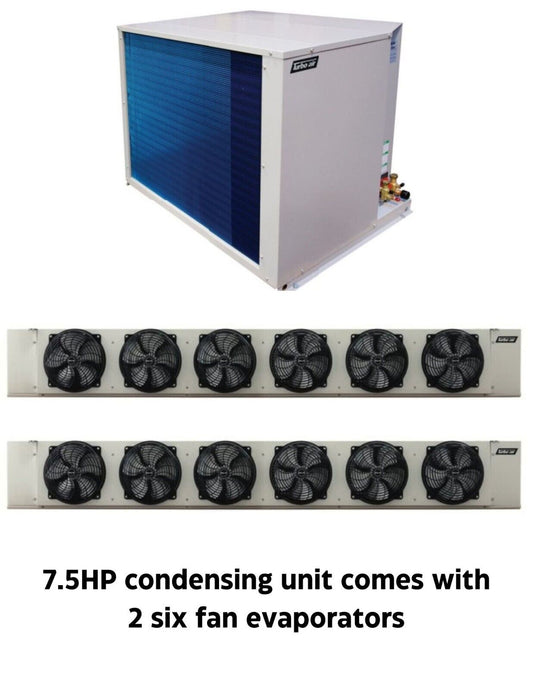 New Turbo Air 7.5 HP refrigeration system for walk-in cooler