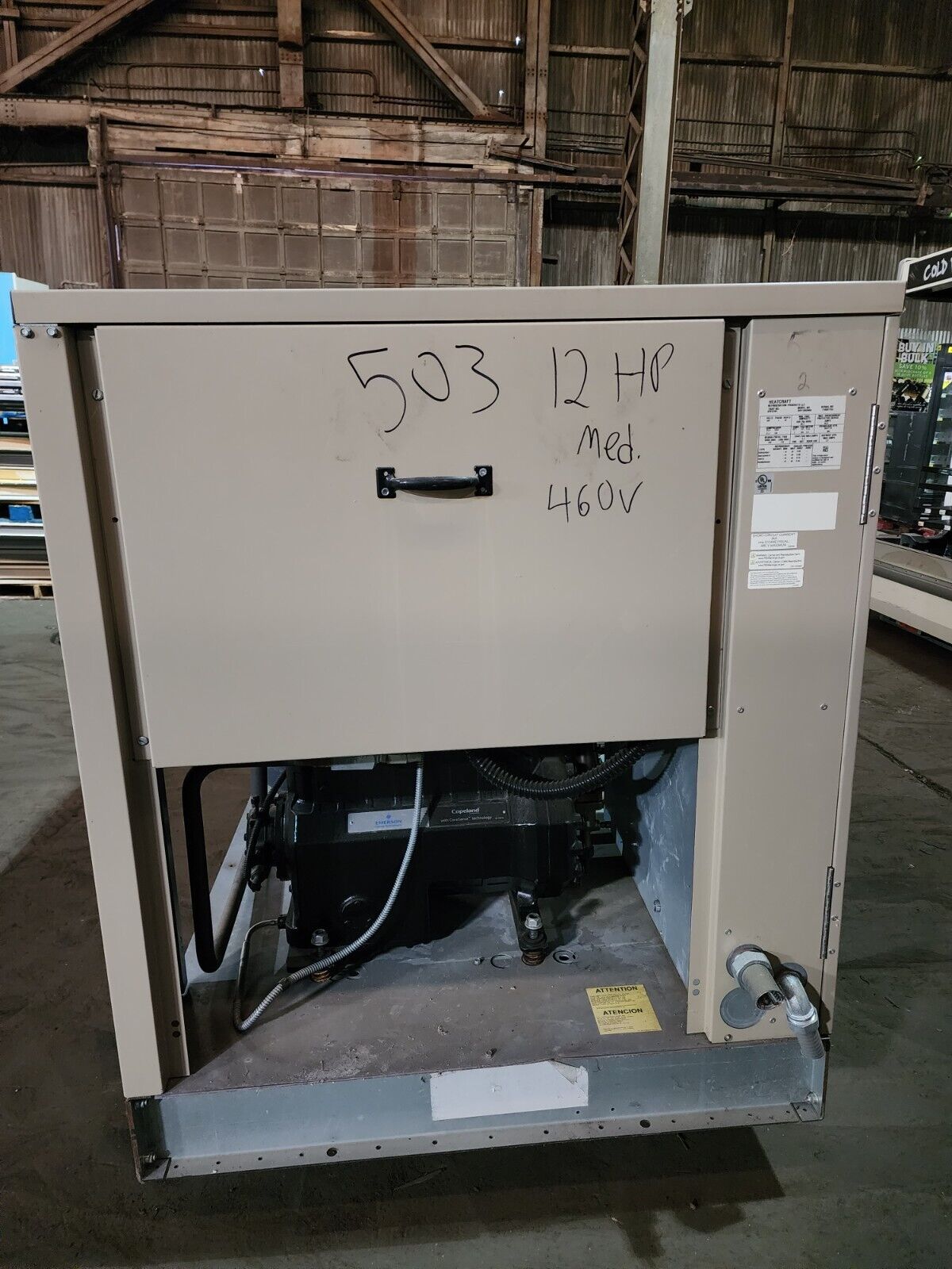 Bohn Heatcraft Condensing Unit - 12HP, 460v, Med Temp BDV1202M6D