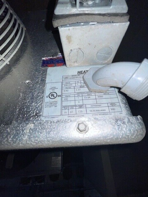 Bohn Evaporator #LET120BHWLGIJ 12,000 BTU Used Unit
