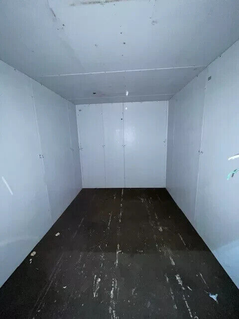 Used 9' x 12' x 8' walk-in beer cooler with used refrigeration system