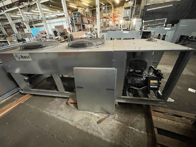 Russel Model #VLD27L44-G Condensing Unit Used 27hp horsepower Low Temp
