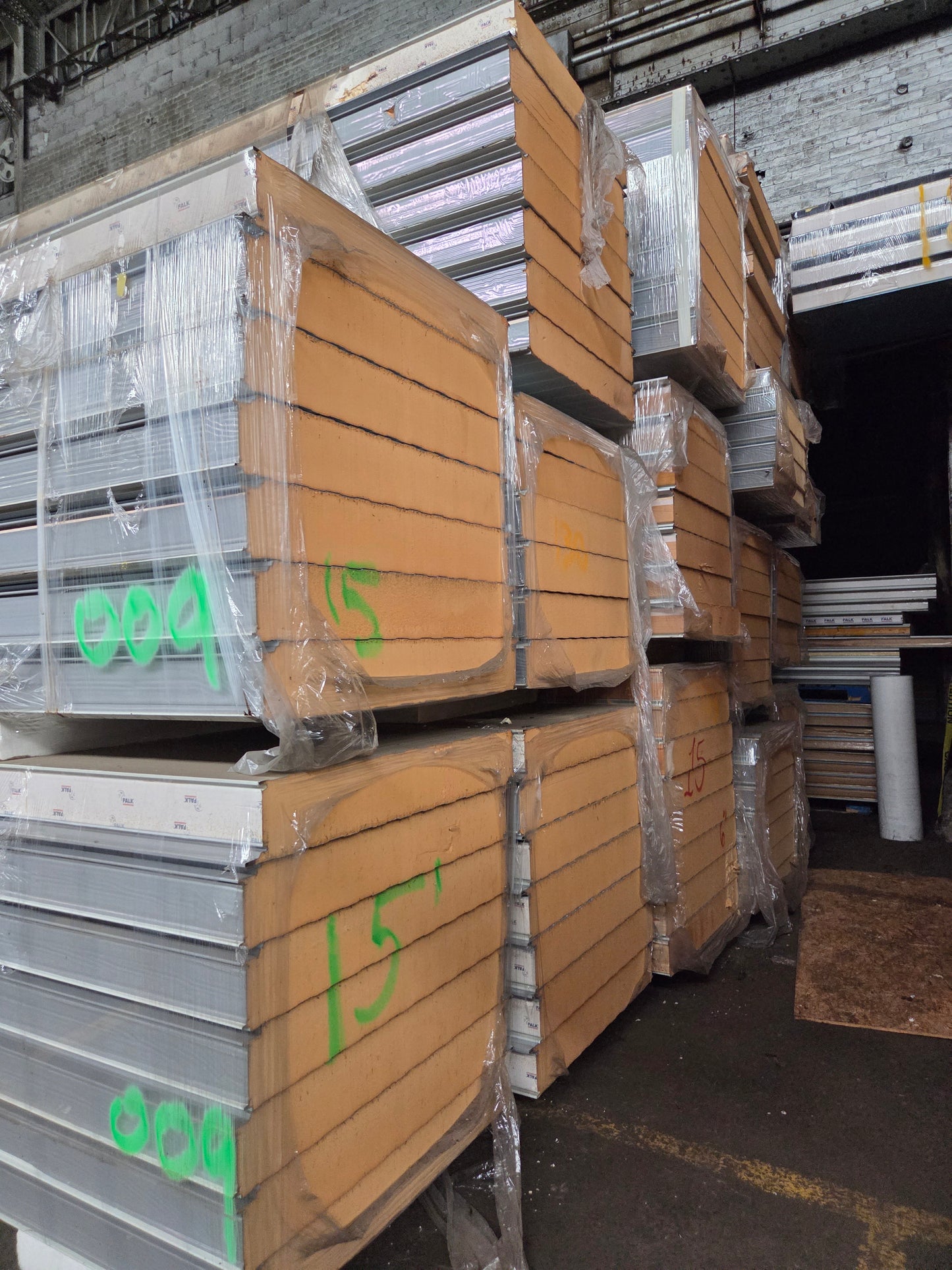 6 Inch Thick Walk-In Cooler & Freezer Panel Lot