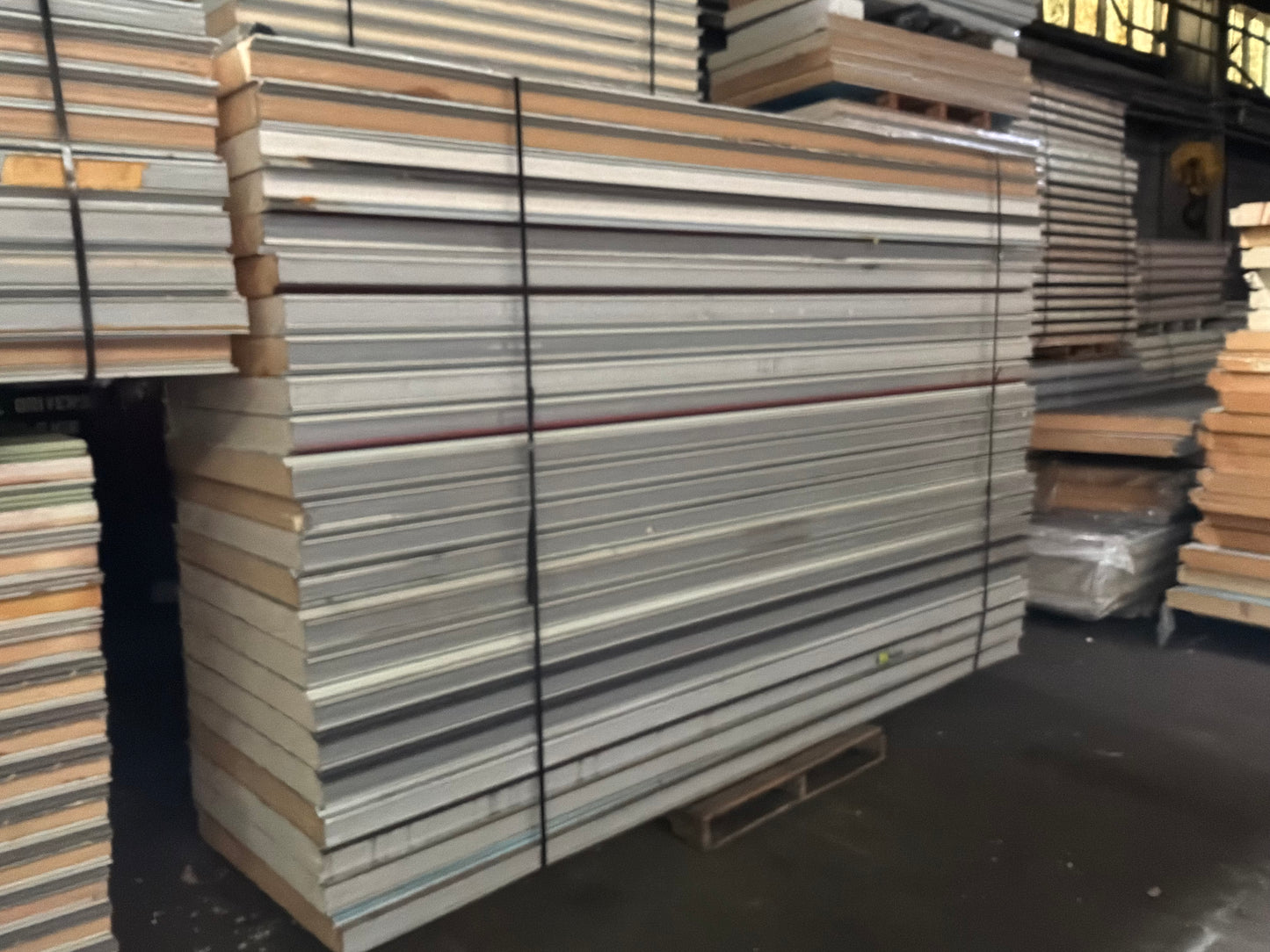 Lot of 23 Used 12’ Tongue In Groove Panels 4” Thick