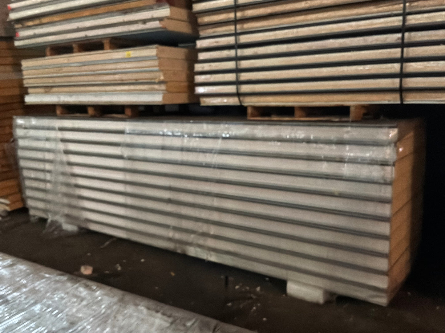 Lot of 10 Used 15’ Tongue In Groove Panels 5” Thick