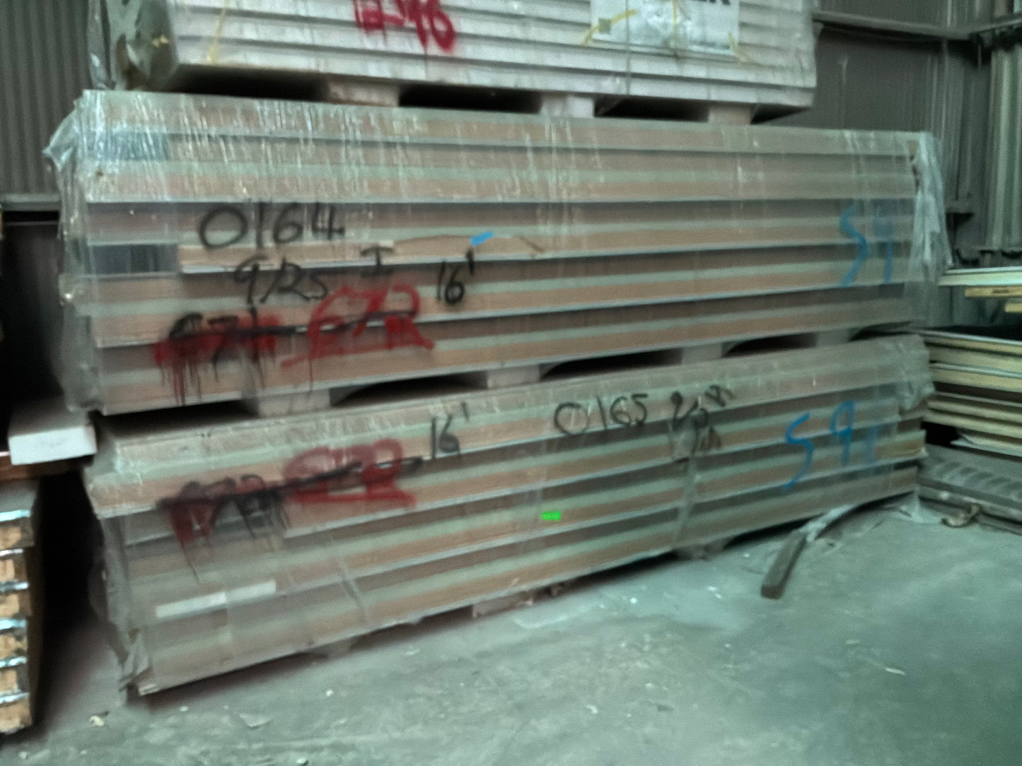 Lot of 16 New J-Hook Roof Panels 16’ Length