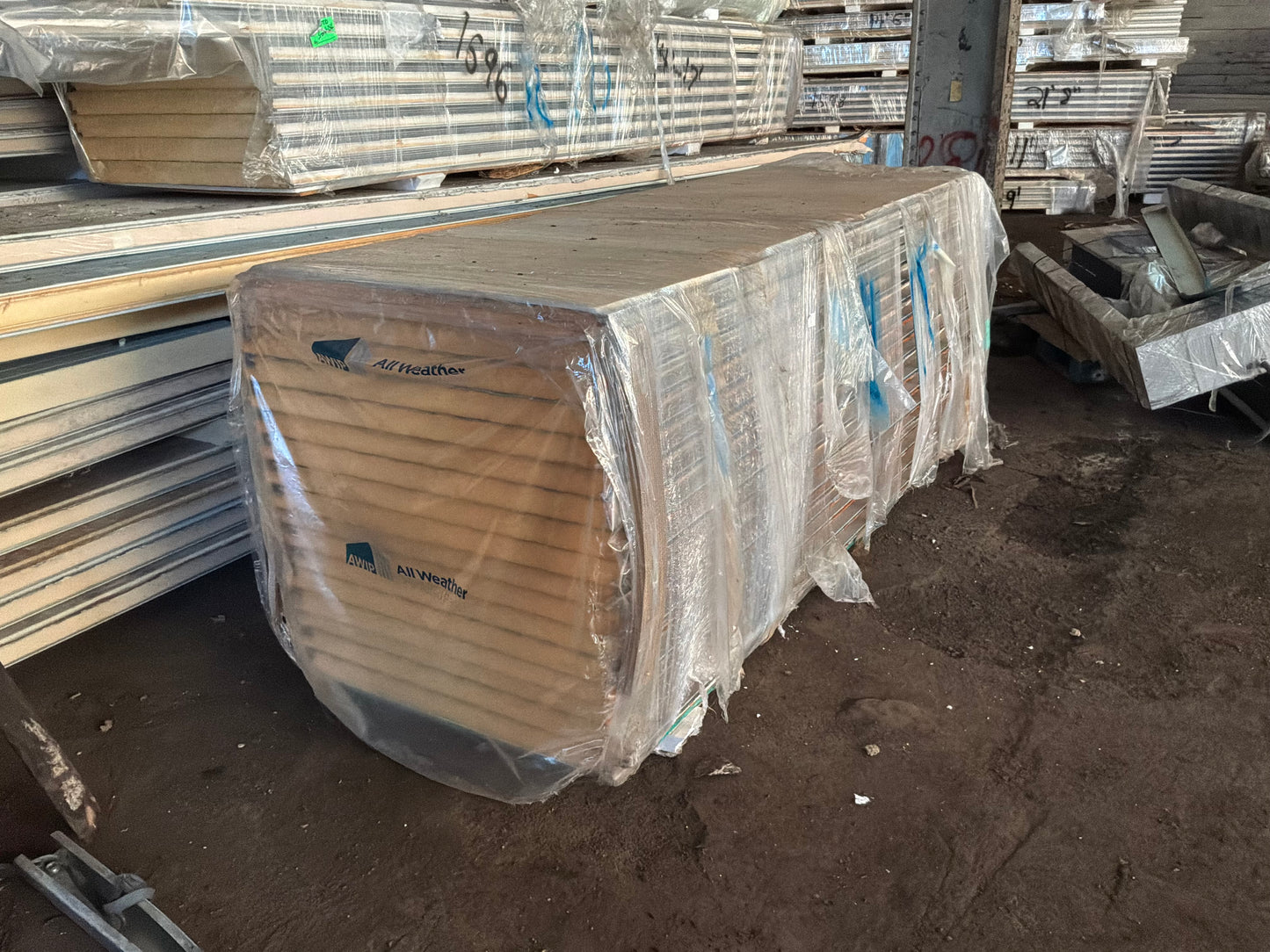 Lot of 17 New 2.5” Thick Tongue In Groove 10’ Panels