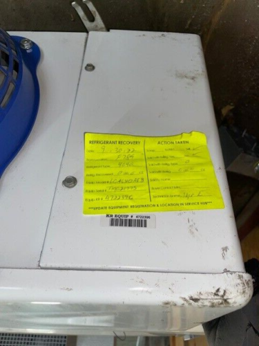Heatcraft Brand Evaporator Model #LCA6310AEB 31,000 BTU Used Unit 115 Volt
