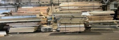 Wholesale lot of ~ 140 used walk in cooler and freezer panels varying size READ