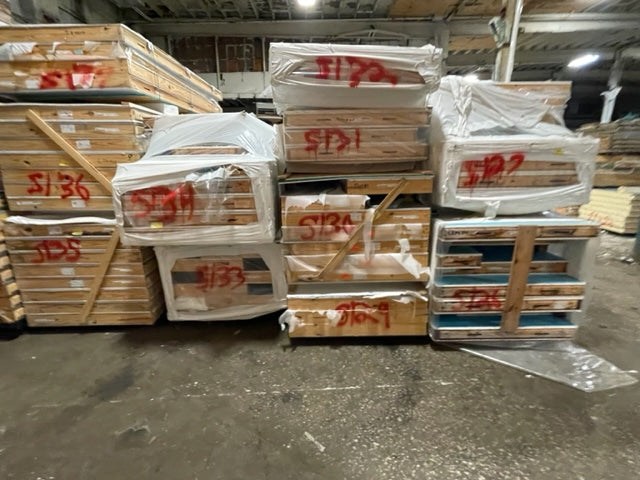 114'' long, 5'' thick, 47'' wide Used Cam-Lock Walk in Cooler and Freezer Panels