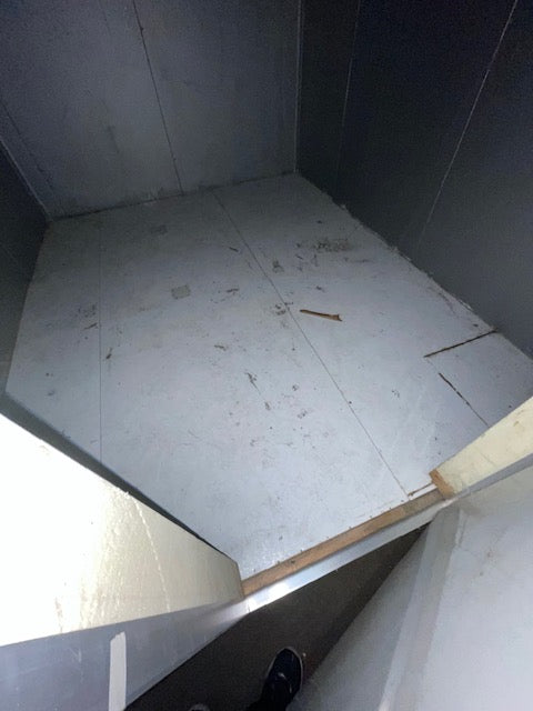 10' x 12' x 8'7'' tall used walk in freezer built with floor