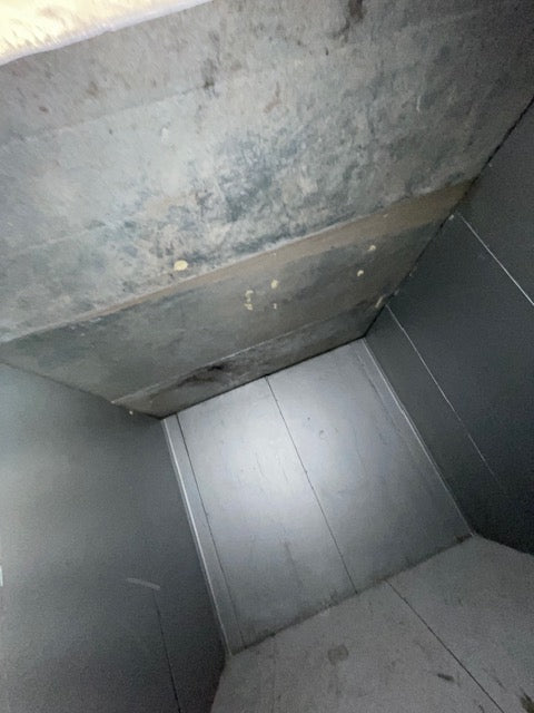 10' x 12' x 8'7'' tall used walk in freezer built with floor