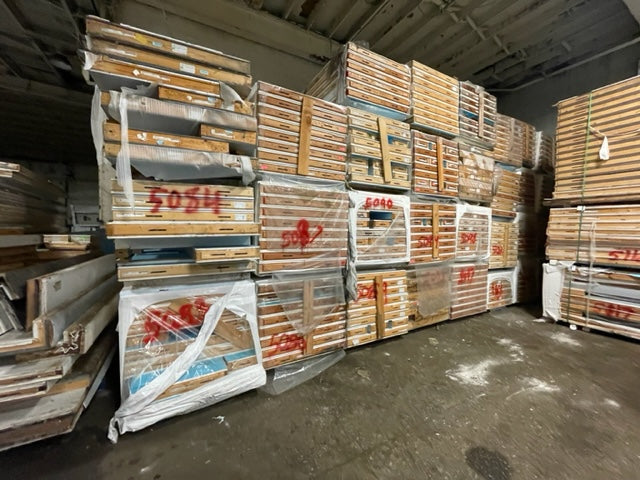 103.5'' long, 5'' thick, 47'' wide Used Cam-Lock Walk in Cooler and Freezer Panels