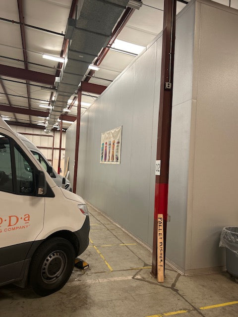 New scratch and dent 30' x 60' x 16' walk-in cooler (box only)