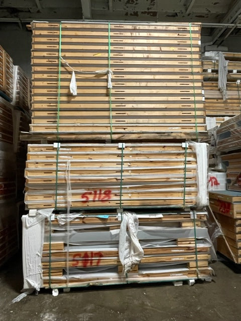 103.5'' long, 5'' thick, 47'' wide Used Cam-Lock Walk in Cooler and Freezer Panels