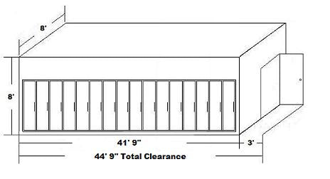 New 16 Glass Door Walk In Cooler w/ Shelving and New Refrigeration System