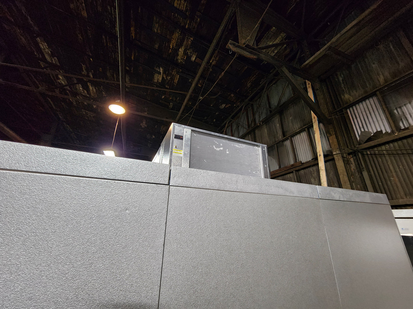NEW Amerikooler - 6' x 12' x 8' freezer w/ floor & w/ self contained Bohn unit