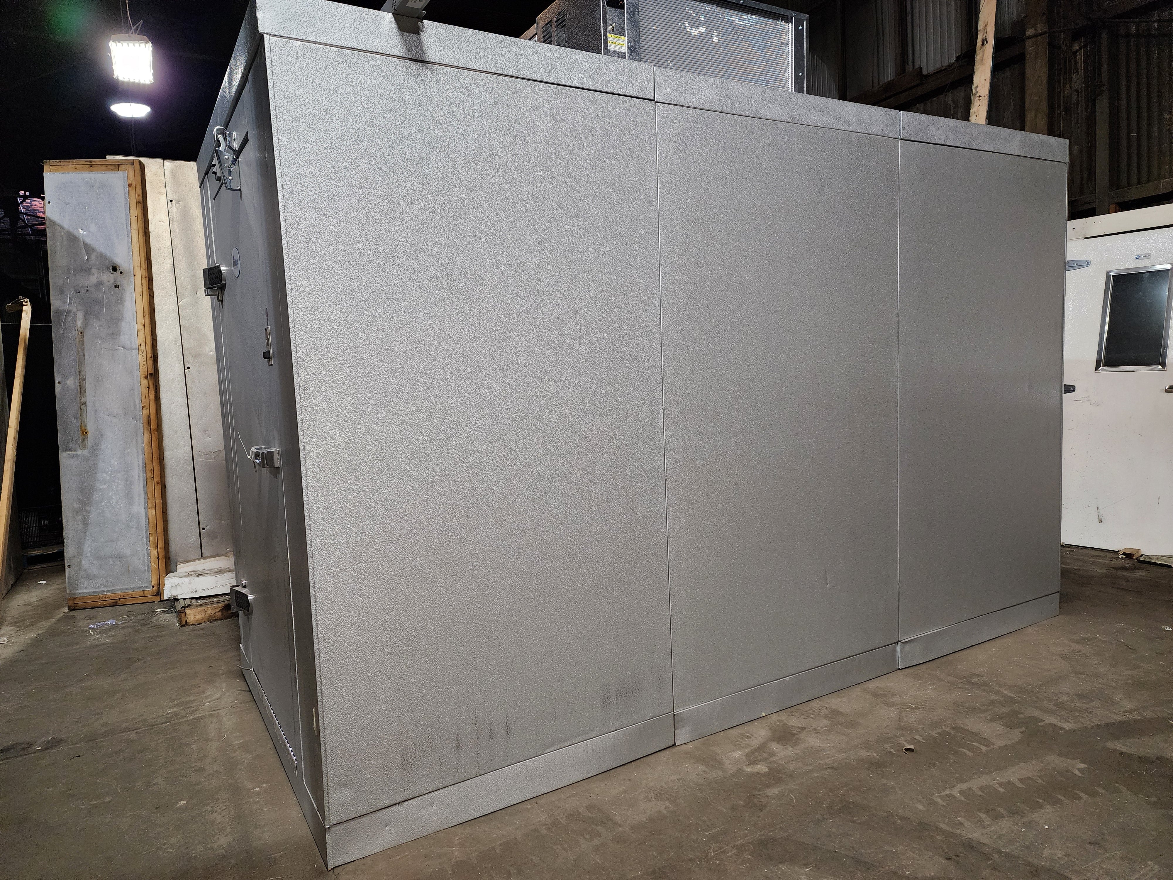 NEW Amerikooler - 6' x 12' x 8' freezer w/ floor & w/ self contained Bohn unit