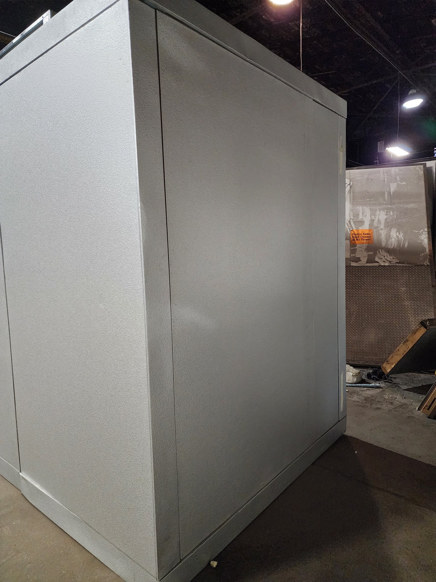 NEW Amerikooler - 6' x 12' x 8' freezer w/ floor & w/ self contained Bohn unit