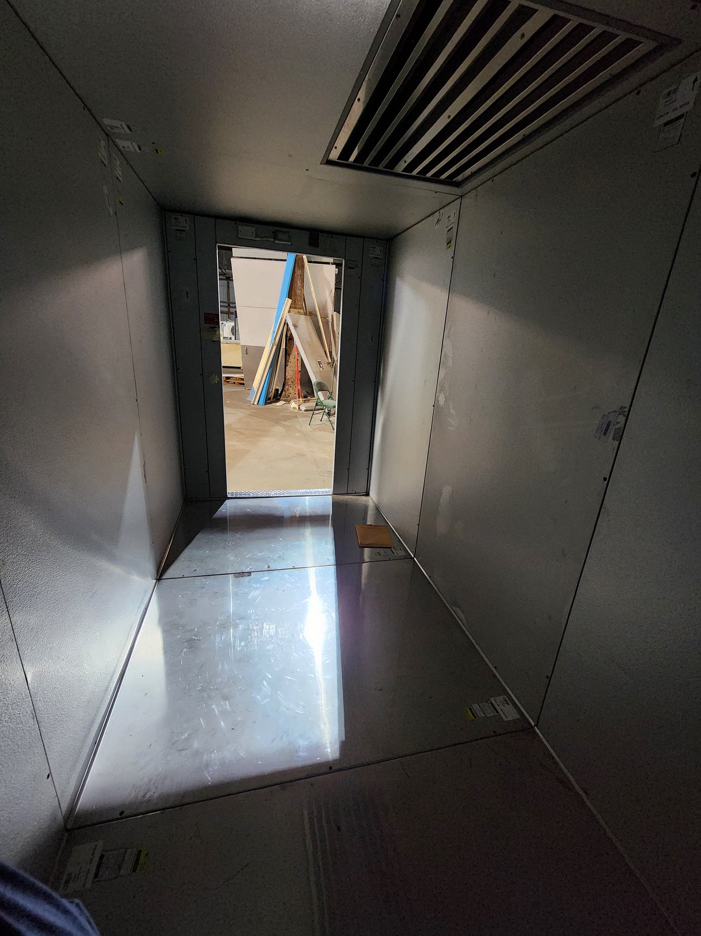 NEW Amerikooler - 6' x 12' x 8' freezer w/ floor & w/ self contained Bohn unit