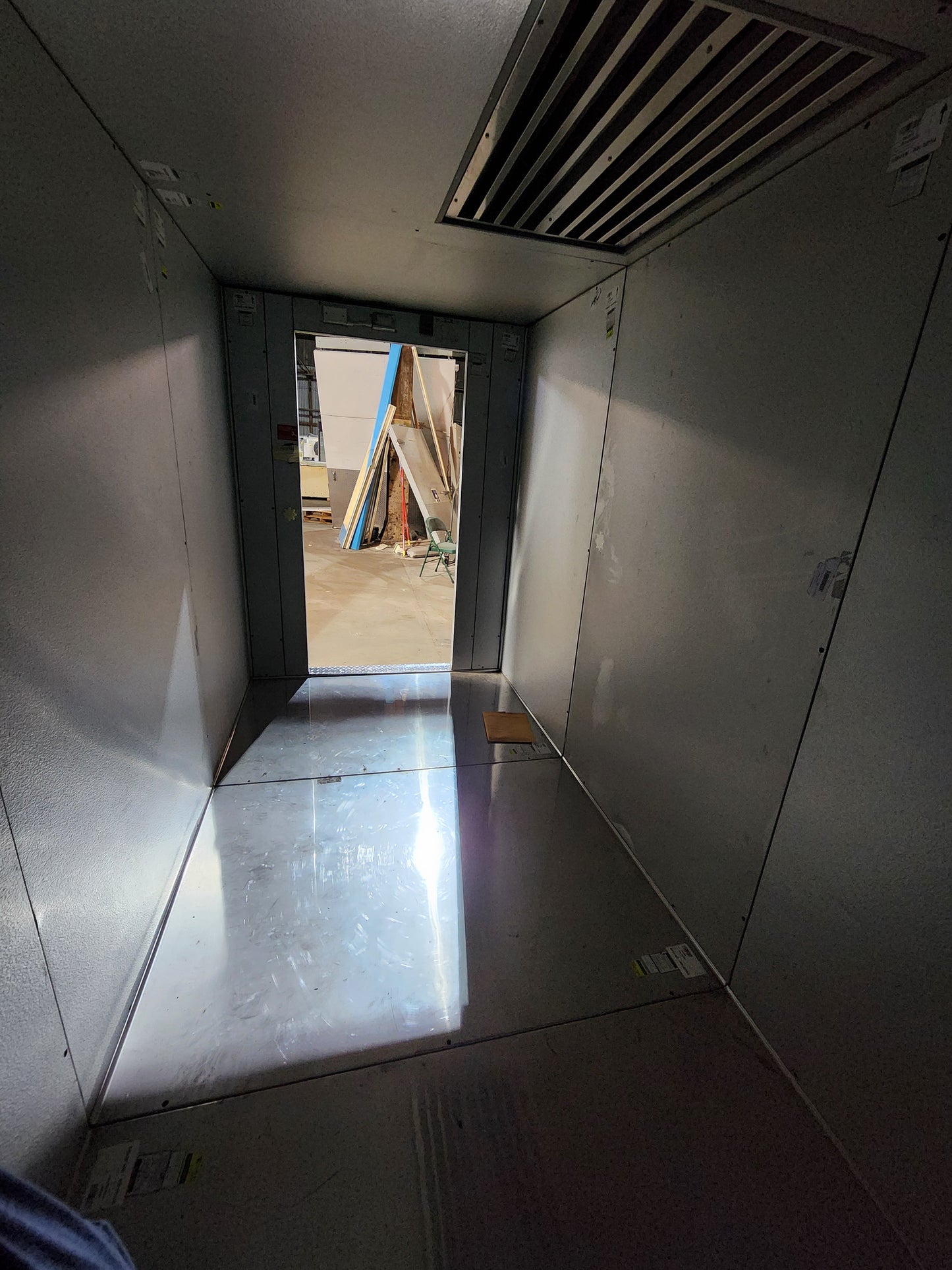 NEW Amerikooler - 6' x 12' x 8' freezer w/ floor & w/ self contained Bohn unit
