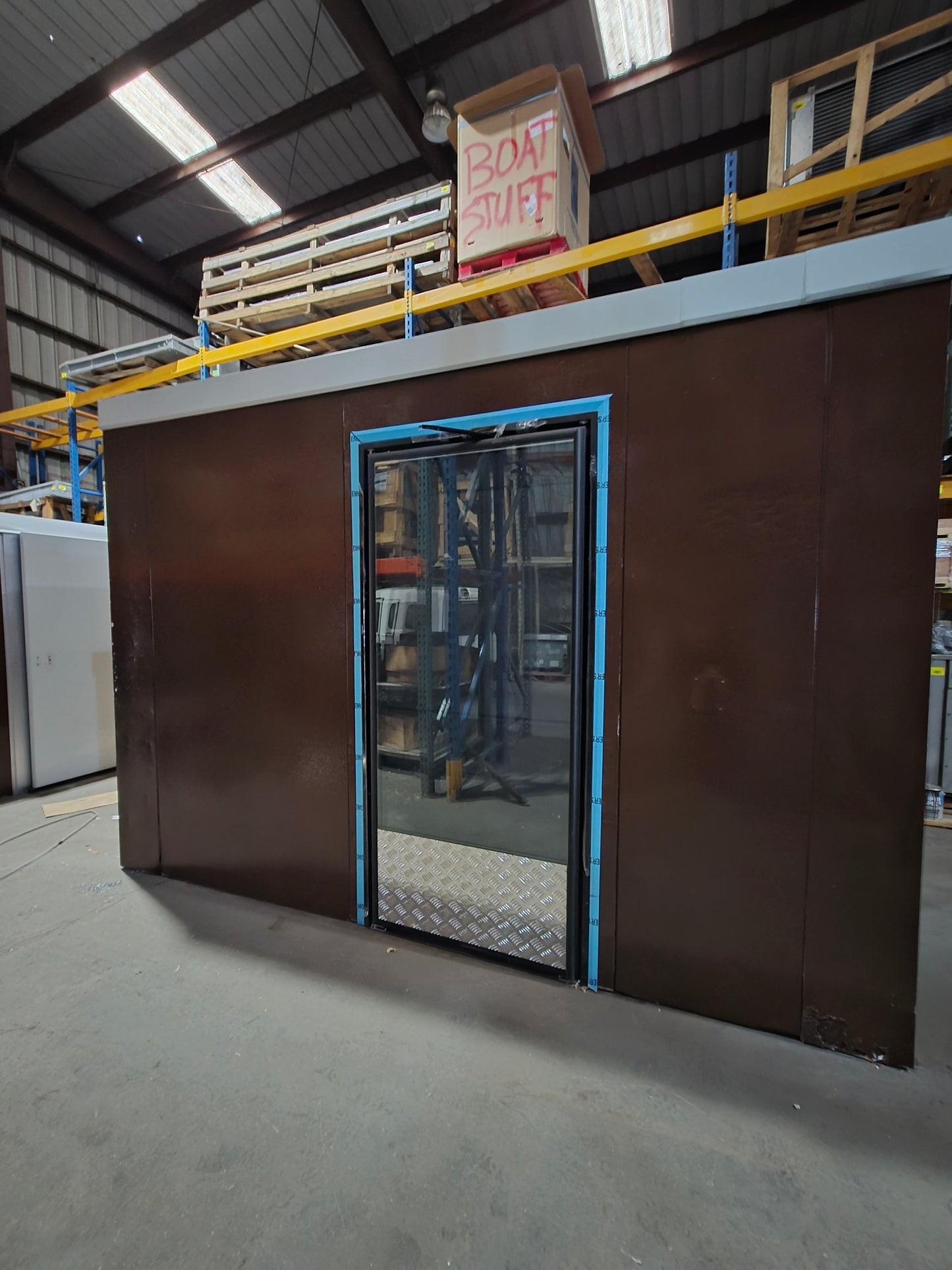 Used 7' 8" x 11' 6" x 7' 9" Walk-In Cooler W/ Beer Cave Door