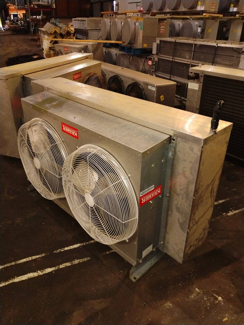 Used Kramer CED-620D 62,000 BTU Electric Defrost Evaporator Blower 208/230/3 Ph