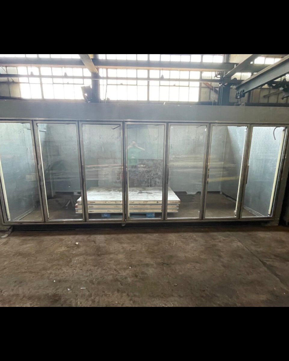 Reach In Refrigerated Self Serve 7 Door Cooler