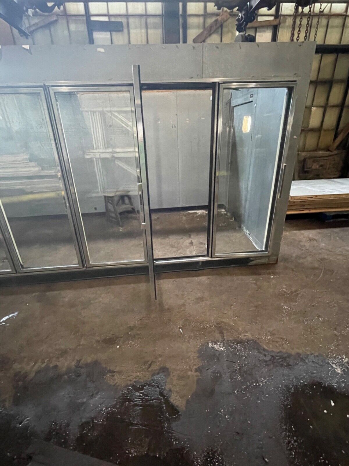 Reach In Refrigerated Self Serve 7 Door Cooler