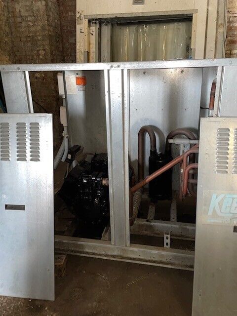 KeepRite Condensing Unit Used 25hp Low Temp Compressor model #6DL3F93KE-TSK-800