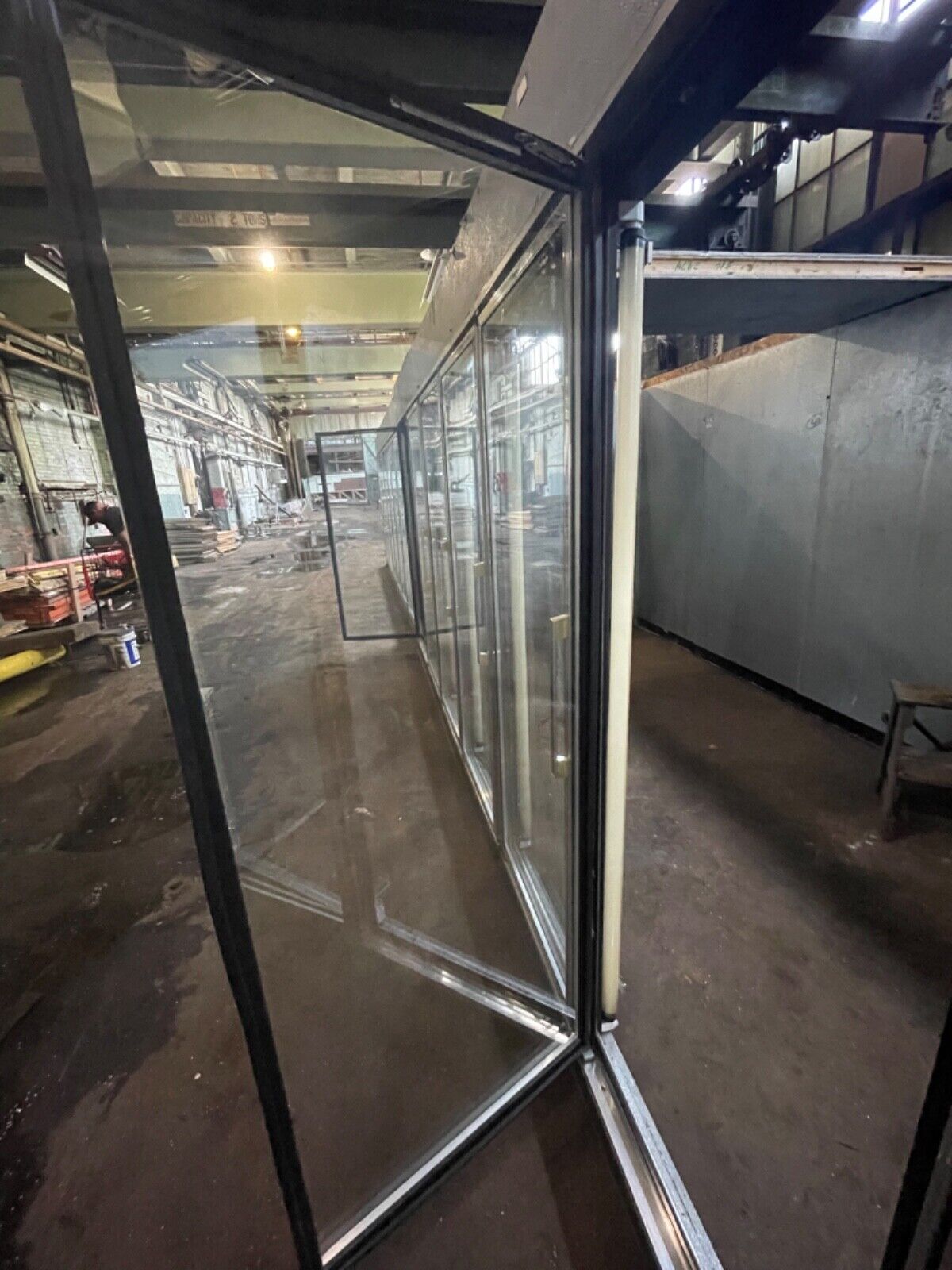 Reach In Refrigerated Self Serve 7 Door Cooler