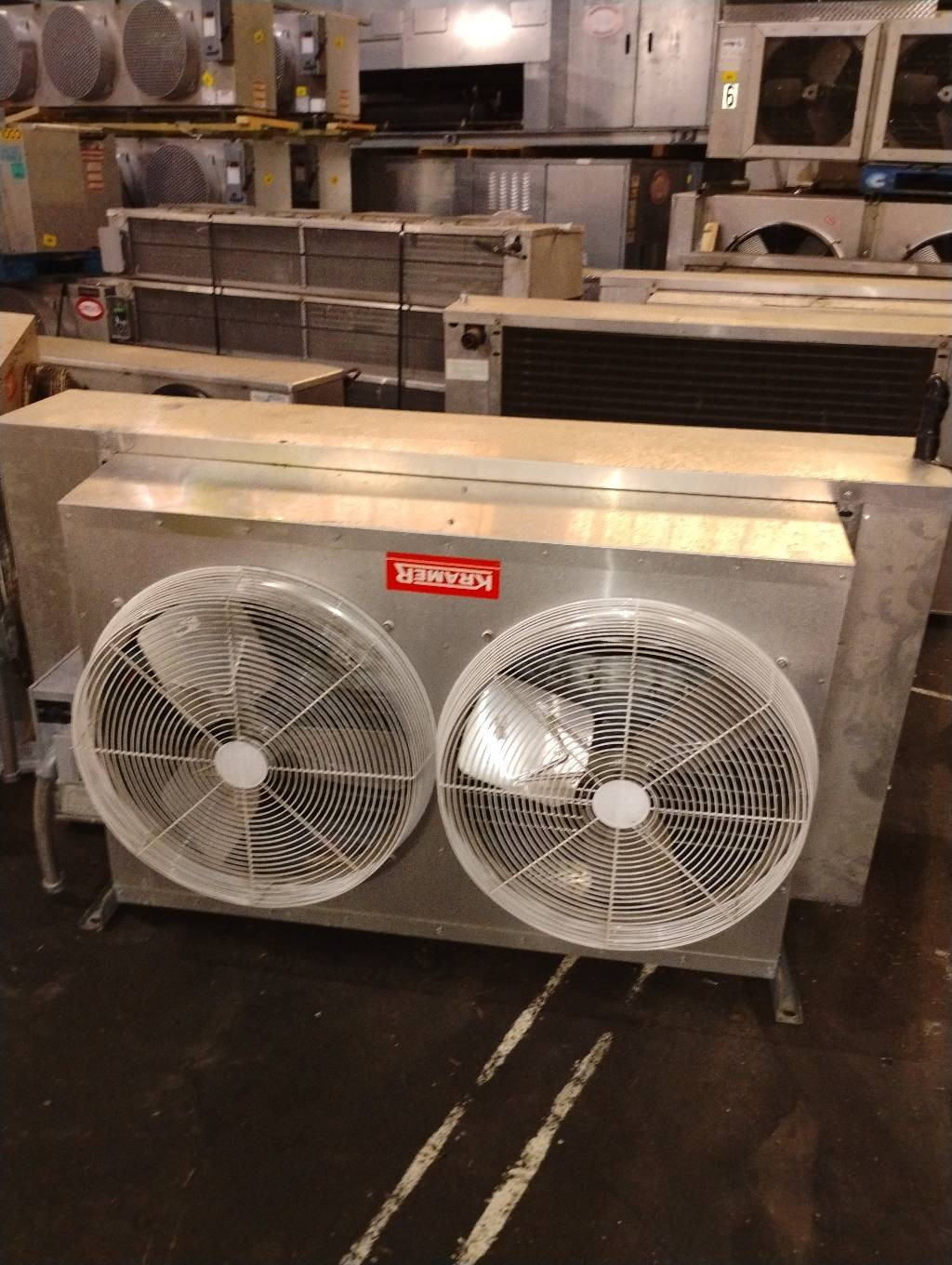 Used Kramer CED-620D 62,000 BTU Electric Defrost Evaporator Blower 208/230/3 Ph