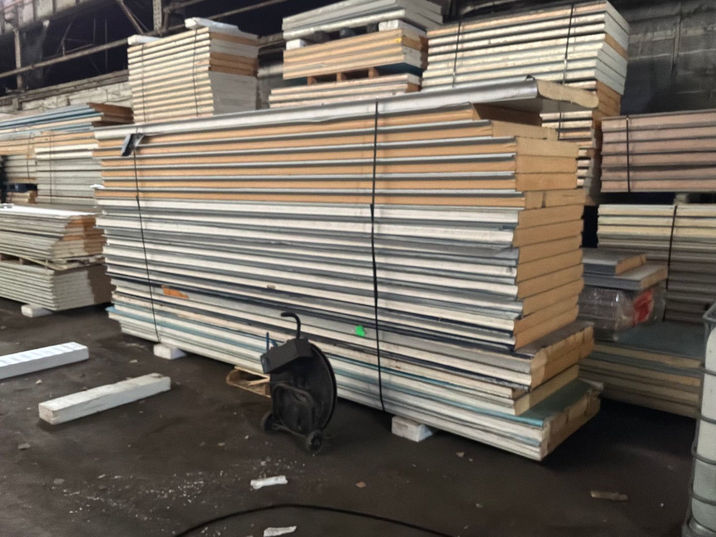 Lot of 21 Used White Tongue In Groove Panels 15’ and 16’