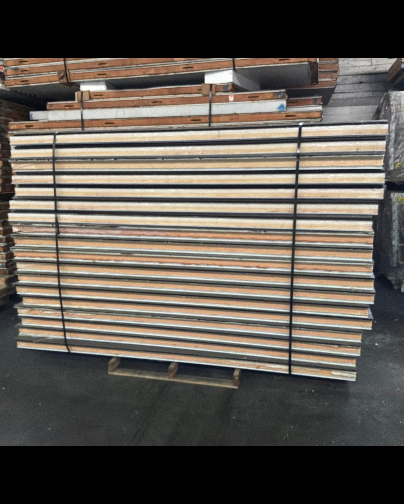 Lot of 18 Used 9’ 4” Tongue In Groove Panels