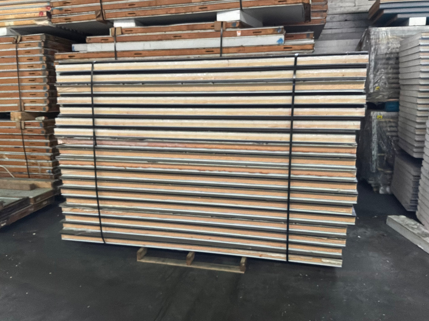 Lot of 18 Used 9’ 4” Tongue In Groove Panels