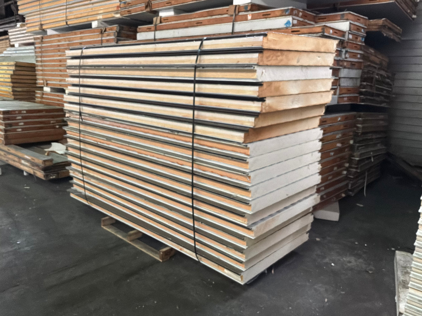 Lot of 18 Used 9’ 4” Tongue In Groove Panels