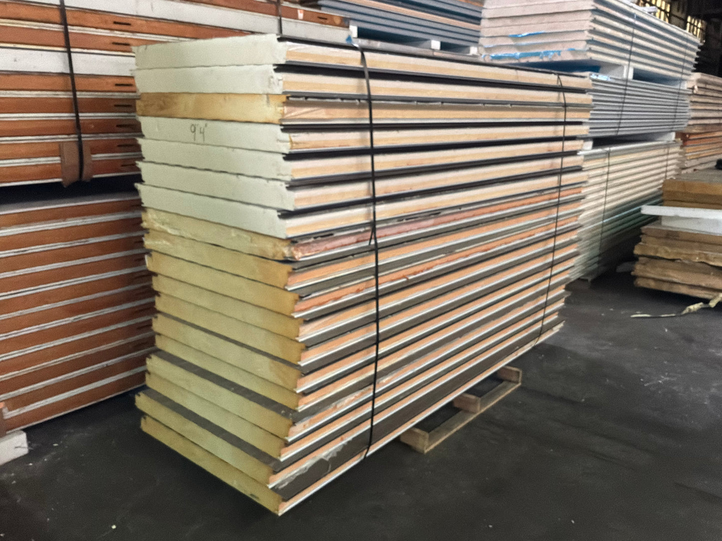 Lot of 18 Used 9’ 4” Tongue In Groove Panels