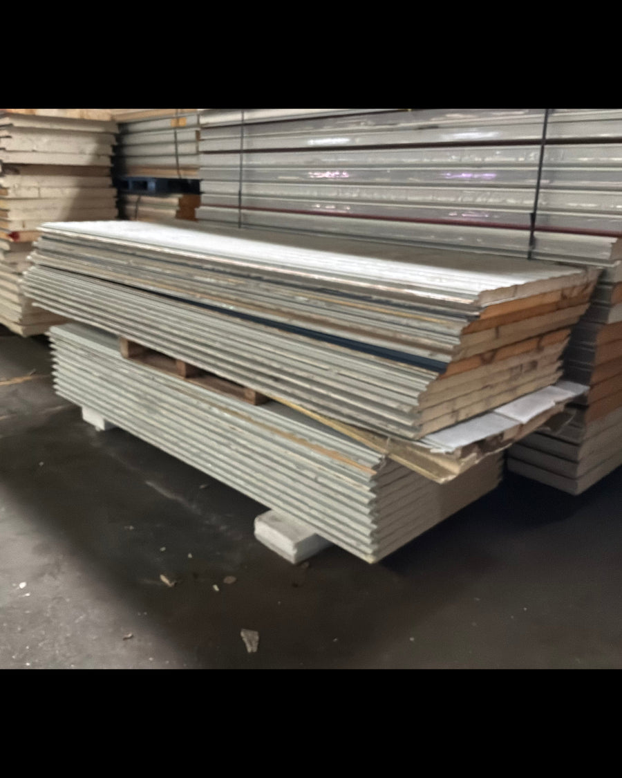 Lot of 20 Used 2” Thick Panels, 10’ and 12’ Tall