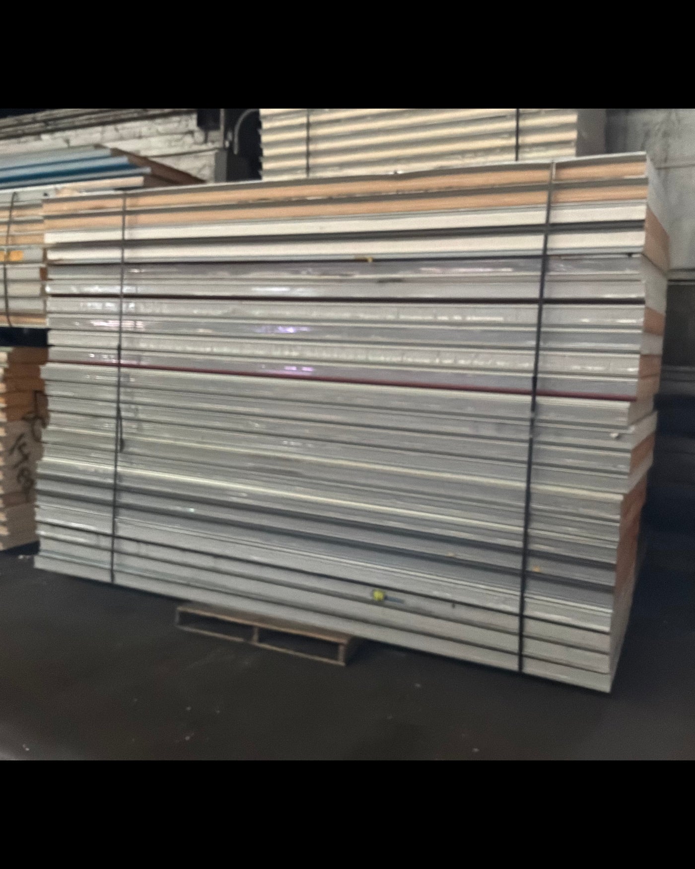 Lot of 23 Used 12’ Tongue In Groove Panels 4” Thick