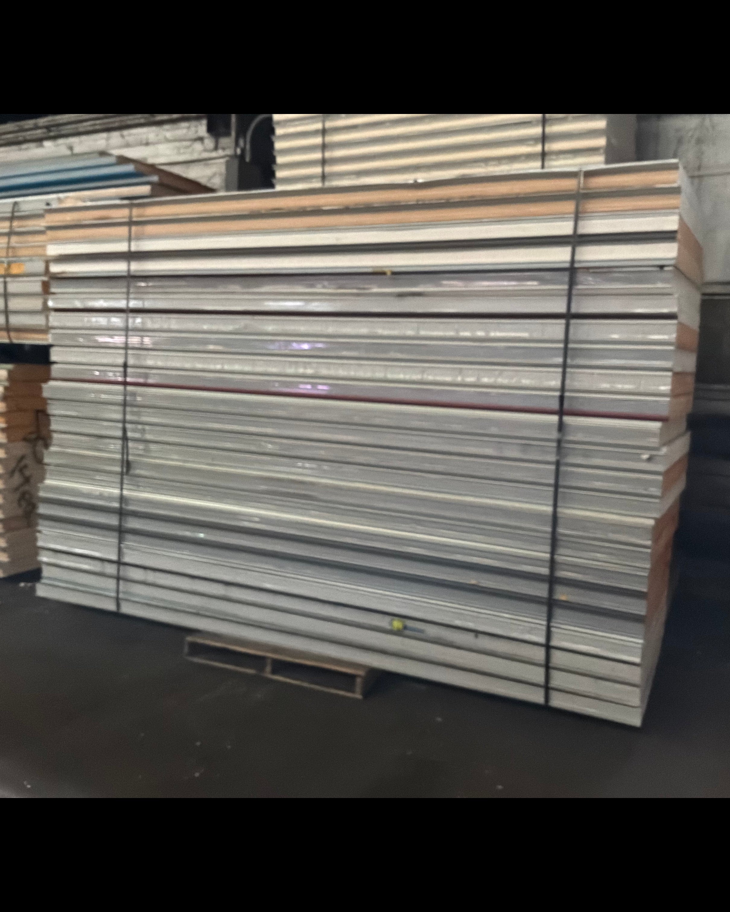 Lot of 23 Used 12’ Tongue In Groove Panels 4” Thick