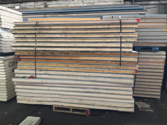 Lot of 21 Used 10’ Tongue In Groove Panels 4” Thick