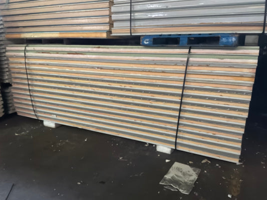 Lot of 14 Used 14’ Tongue In Groove Panels 4” Thick