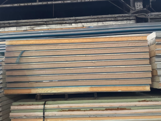 Lot of 9 Used 8’ Tongue In Groove Panels 4” Thick