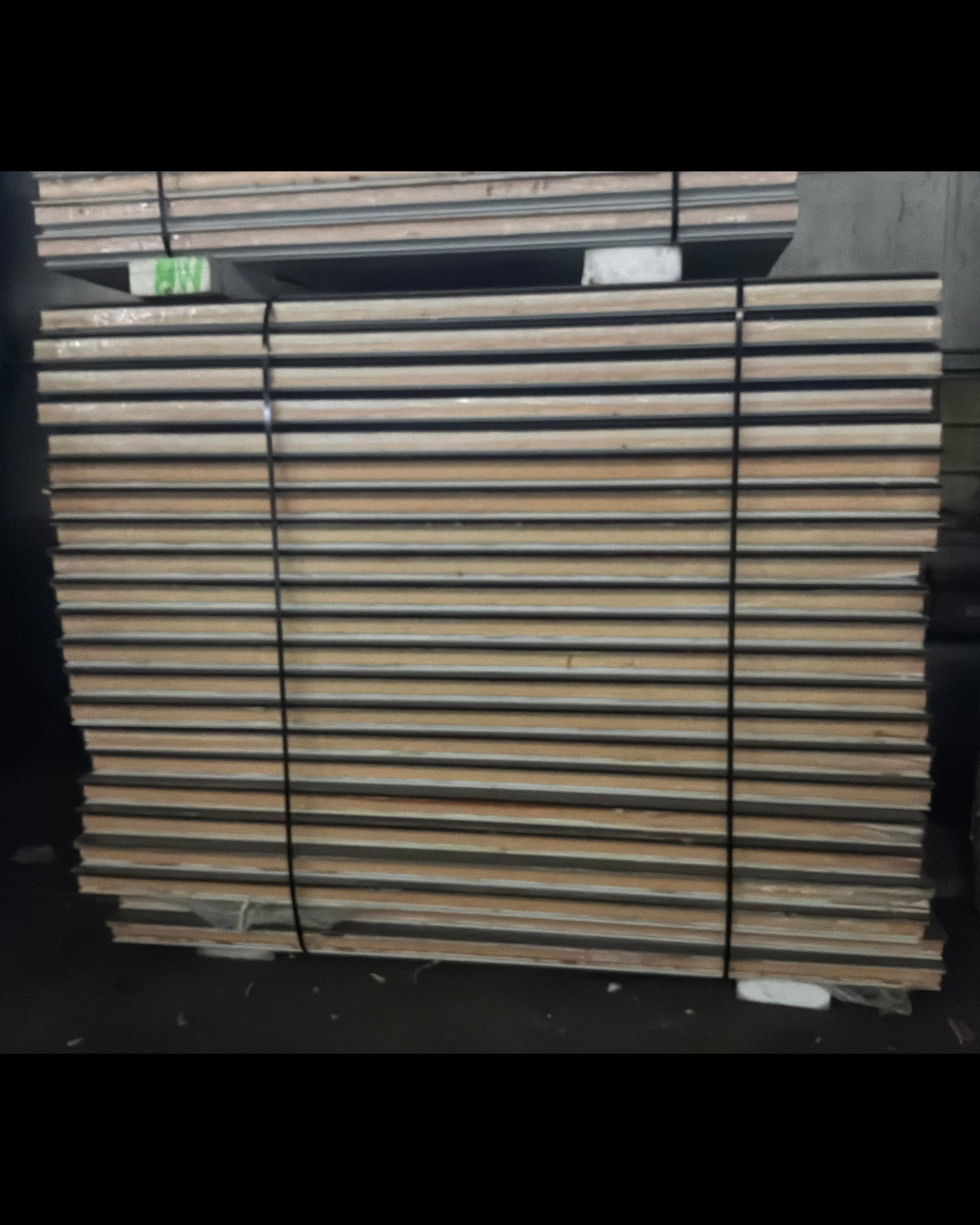 Lot of 22 Used 9’ 4” Tongue In Groove Panels 4” Thick