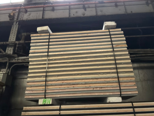 Lot of 17 7’ 10” Tongue In Groove Panels 4” Thick