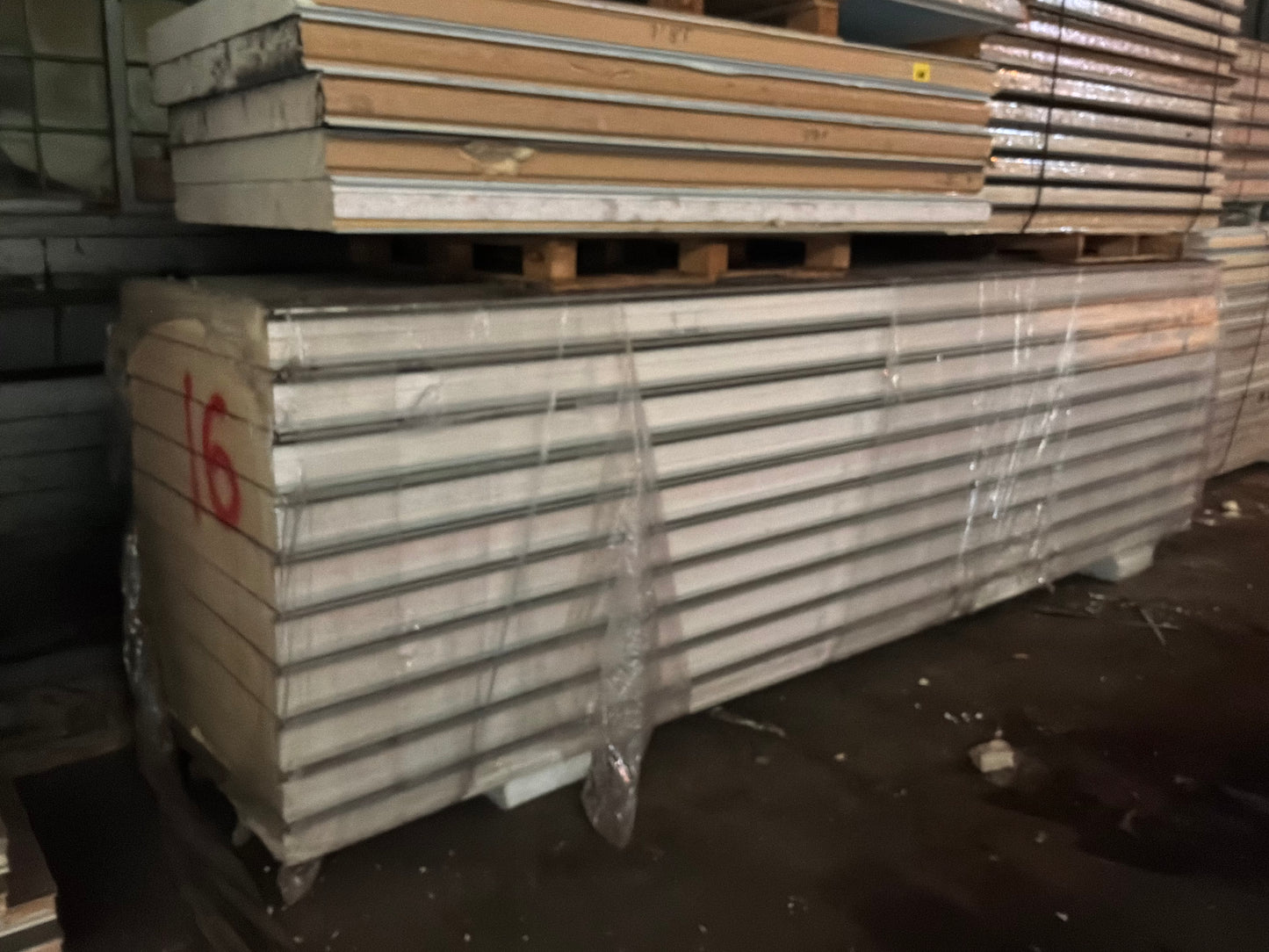 Lot of 10 Used 15’ Tongue In Groove Panels 5” Thick