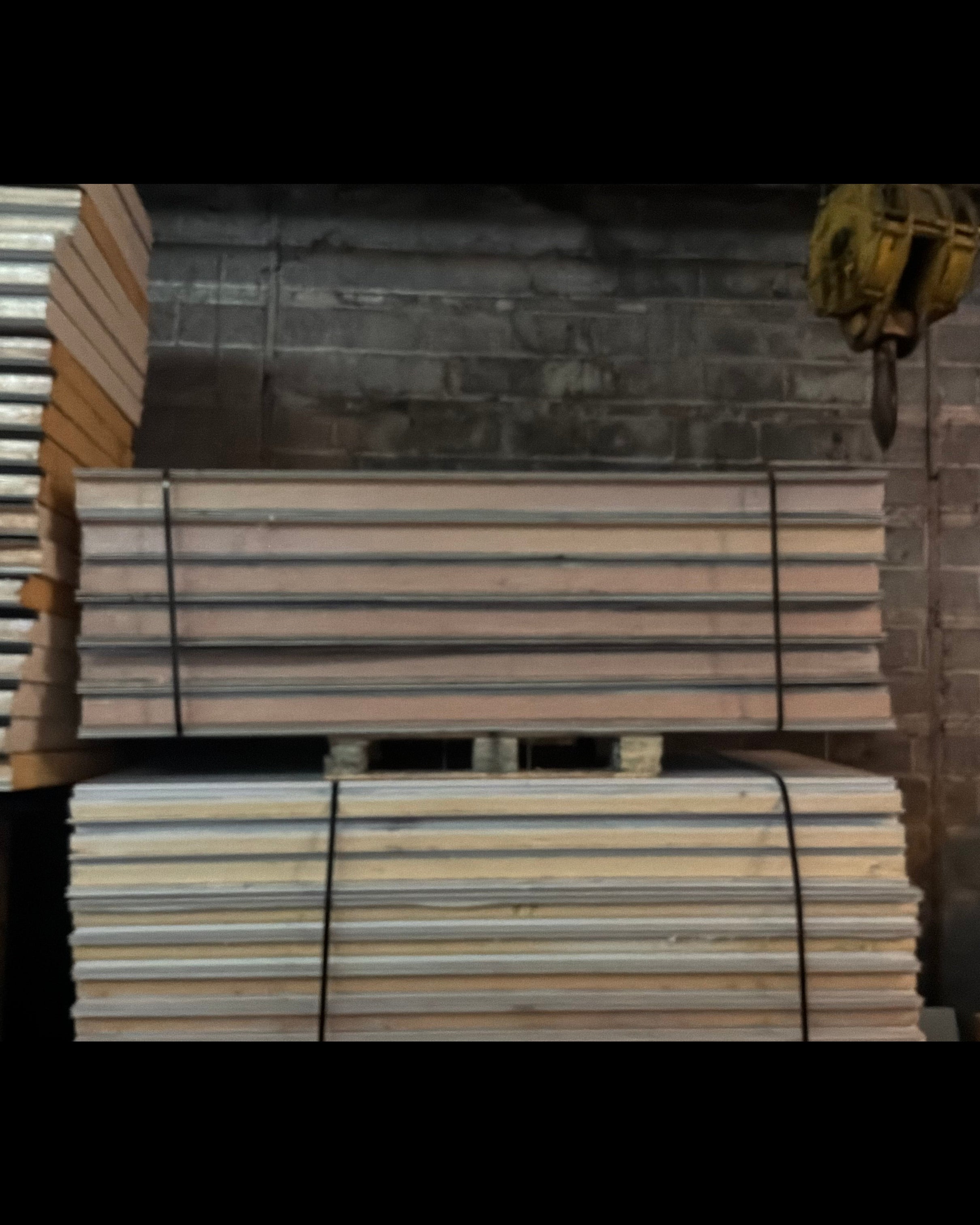 Lot of 6 Used 5” Thick 8’ Tongue In Groove Panels