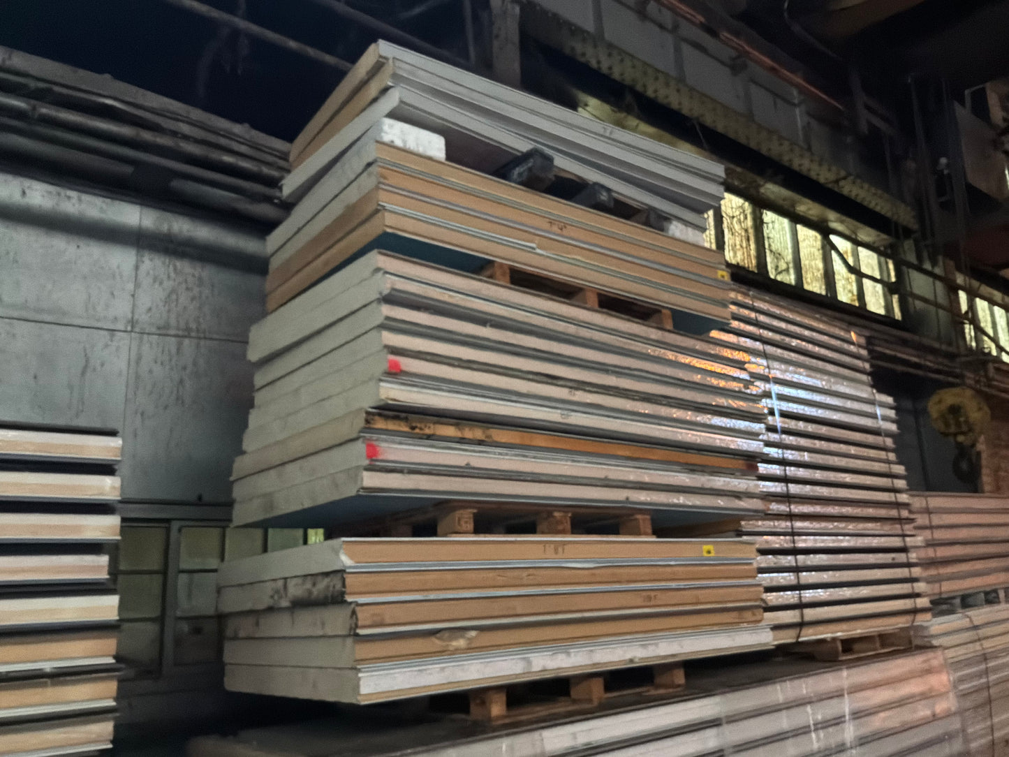 Mixed Lot of 21 Panels Approx 8’ Tall, 4” Thick