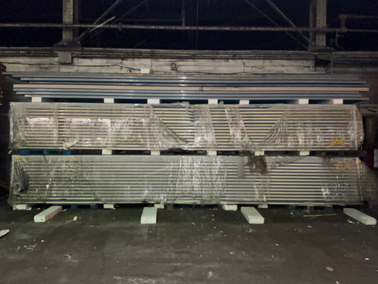 Lot of 37 3” Thick Tongue In Groove Panels Sizes Up to 28’